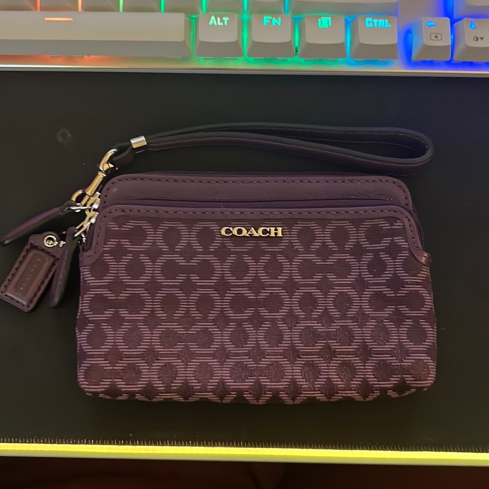 Coach wristlet